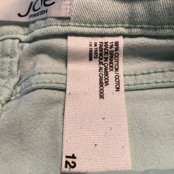 Joe Fresh light green shorts - Picture 5 of 5
